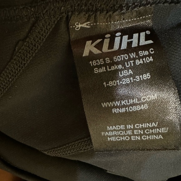 Kuhl black capri hiking tights, medium, great used condition - Picture 8 of 15